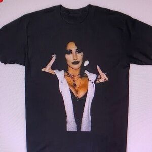 Edgy Black Graphic Tee